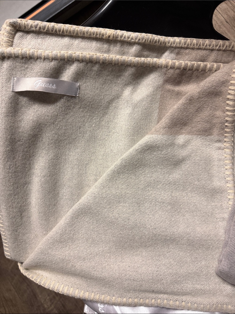 GUESS Luxury Soft Throw Blanket, Brand New with Original Packaging